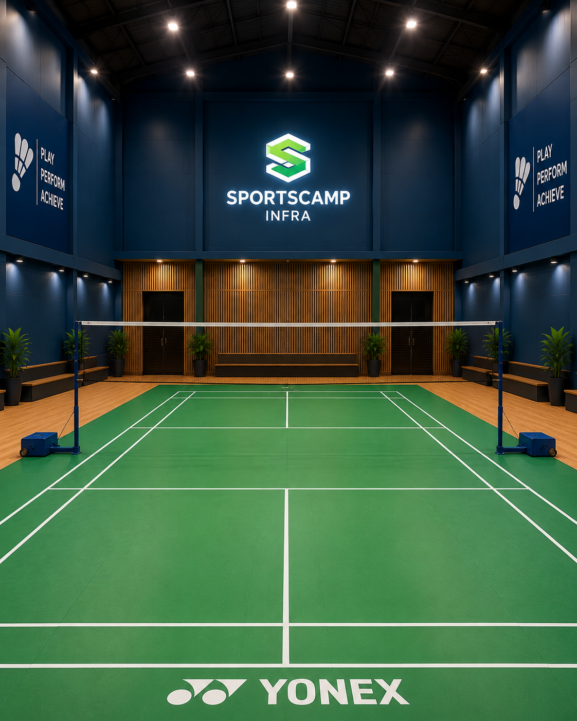 Badminton Court Construction